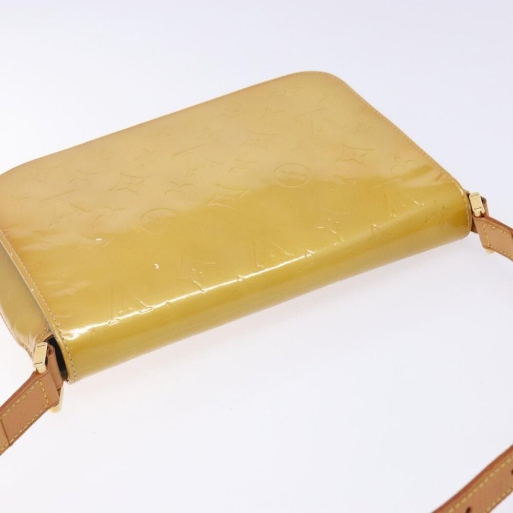 Authentic LOUIS VUITTON Monogram Vernis Thompson Street Bag Beige M91301 LV - Picture 13 of 16